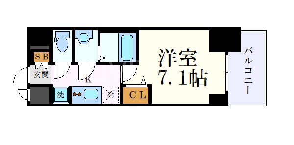 【プレサンス名駅南エディフィスの間取り】