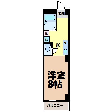 ハウス108筒井の間取り