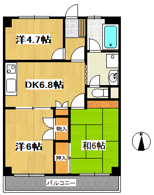 【第2メゾン大泉の間取り】