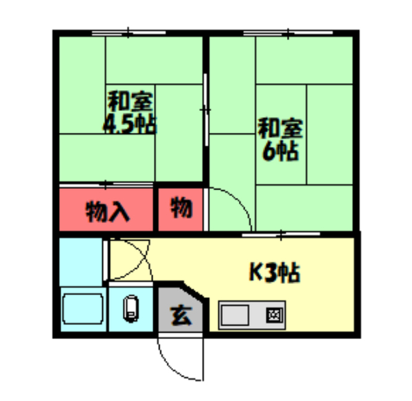 松原マンション（事務所上）の間取り