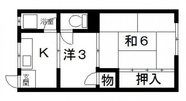 堤コーポの間取り