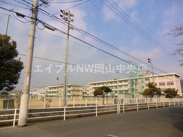 【岡山市北区大安寺東町のマンションの小学校】