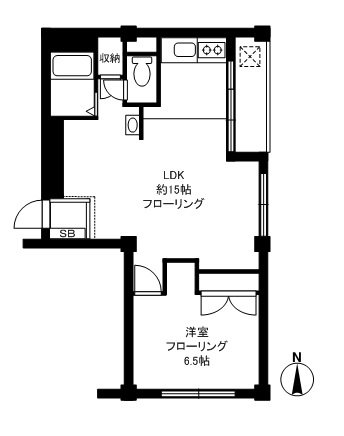 目黒第一コーポラスの間取り