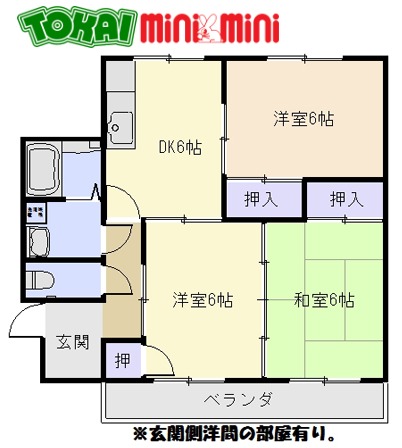 シャンポールアキラの間取り