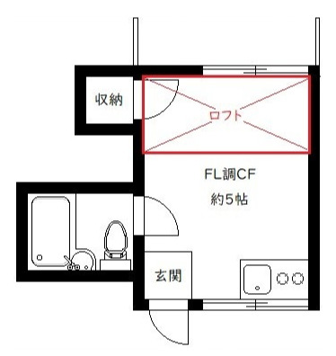 中野区本町のアパートの間取り