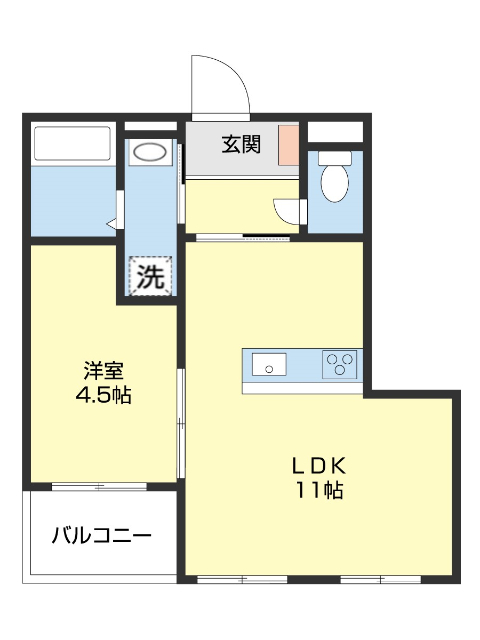 イニージア桜台の間取り