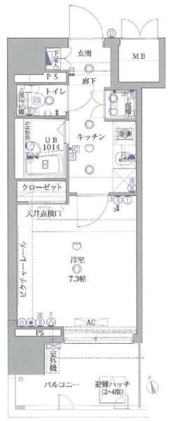 スパシエスタイル住吉の間取り