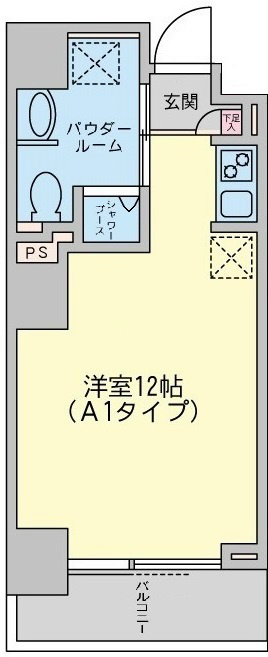 エグゼトゥール日本橋の間取り