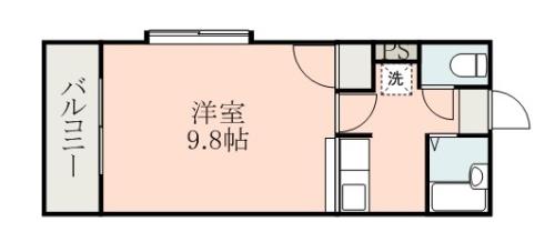 鹿児島市武のマンションの間取り