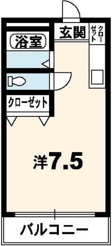 シティパレス佐古の間取り