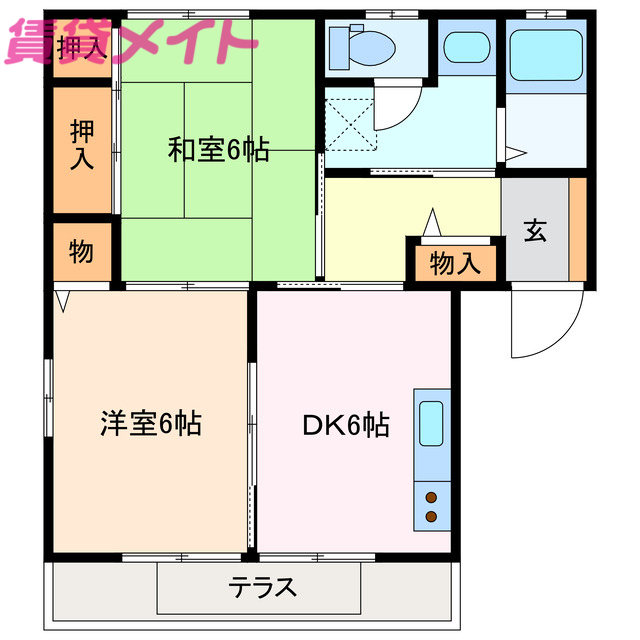 ディアス富士見台C棟の間取り