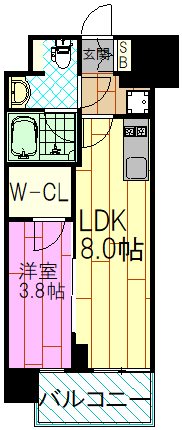 【パークアクシス浦安の間取り】