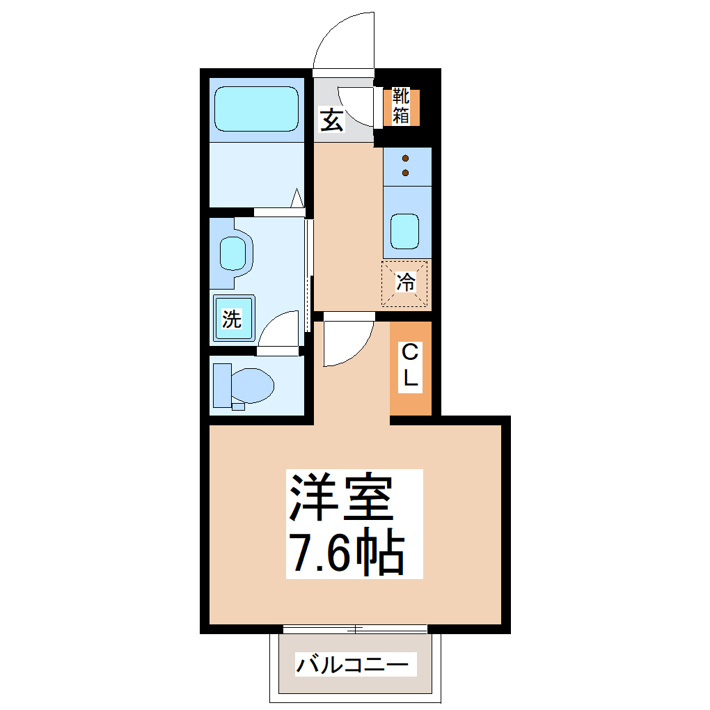 ミルフィーユ広表Aの間取り