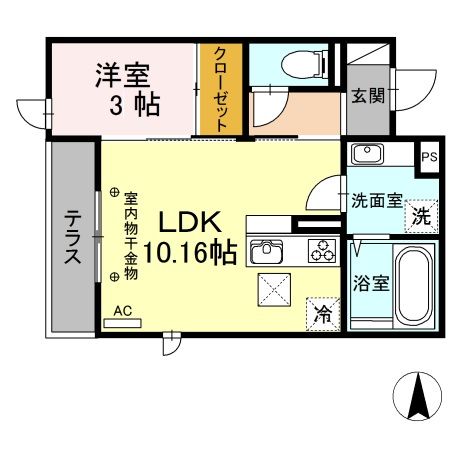 モンテベール南風の間取り