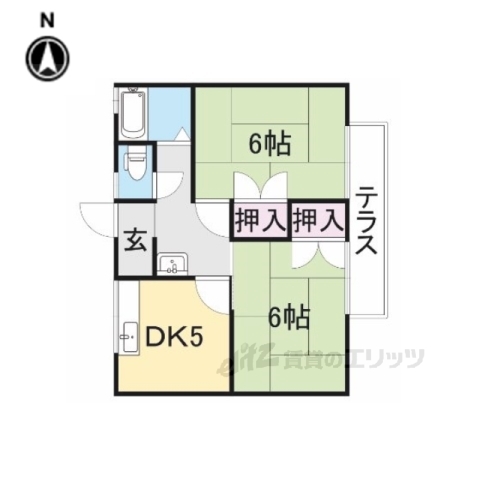 若槻荘の間取り