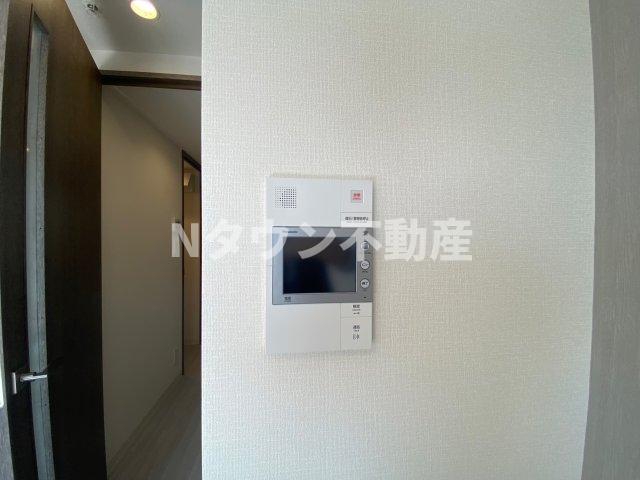 セキュリティ　モニター付きインターフォンです。
