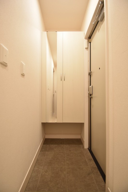 玄関　お問合せはシティホーム海田センター　082-821-2227