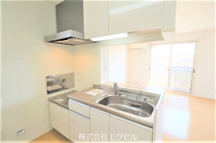 キッチン　お好きなガスコンロを設置できます。