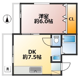 シャトー滝の茶屋の間取り写真