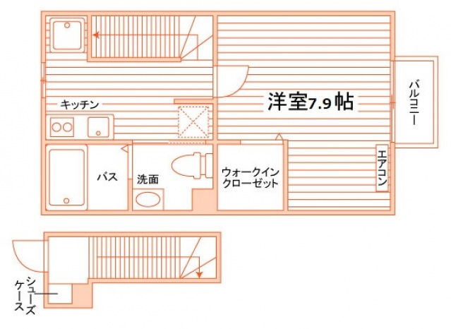 ラスティック3の間取り写真