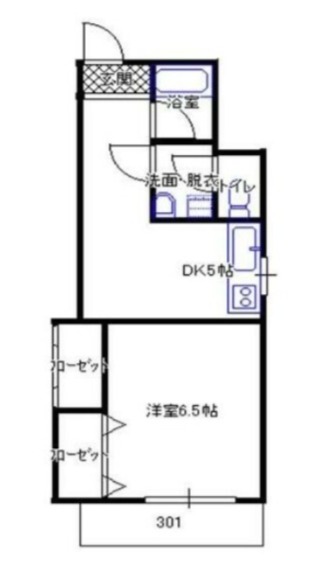 ＪＲ京浜東北線 蕨駅 徒歩5分 3階建 築41年の間取り写真