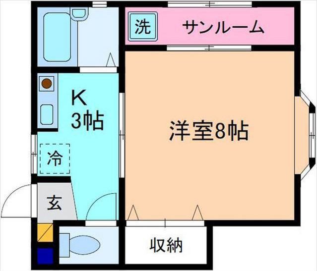 ファミール93　B棟の間取り