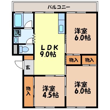 昭和グリーンハイツの間取り