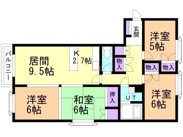 きららパートIIの間取り