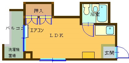 山下マンションの間取り