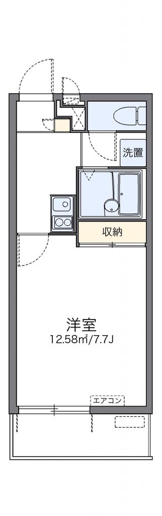 東松山市あずま町のマンションの間取り