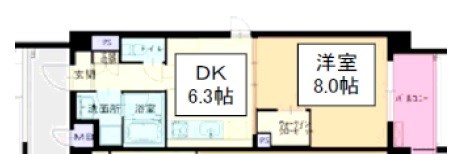 名古屋市瑞穂区石田町のマンションの間取り