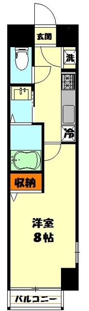 埼玉県さいたま市浦和区常盤９（マンション）の賃貸物件の間取り