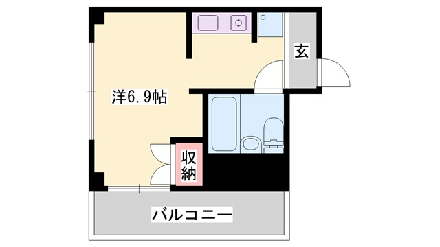 エレーヴ新在家の間取り