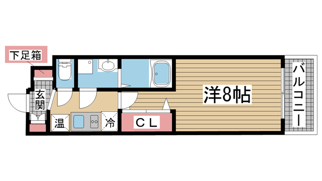 ロアール神戸住吉の間取り