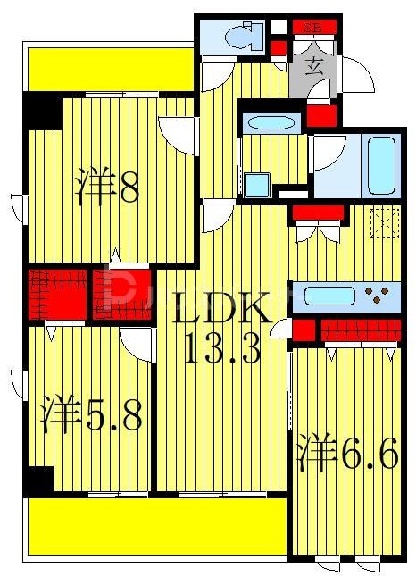 リラッサーレの間取り