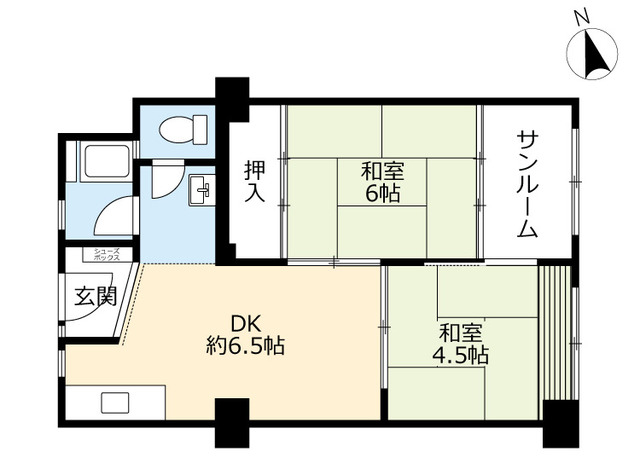 ＵＲ津島の間取り