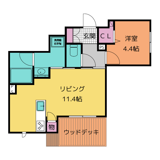 シャーメゾン加納南陽町の間取り