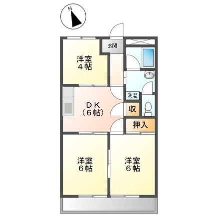 ファミリアス三浦の間取り