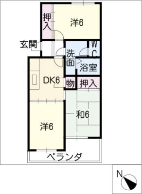 【ホワイトピア江島台の間取り】