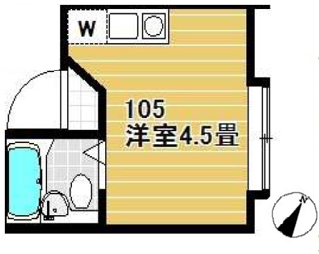 中野区江古田のアパートの間取り