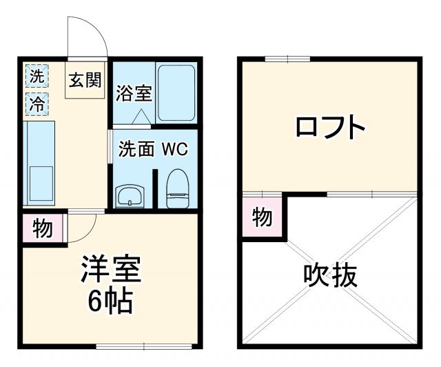 京都市中京区壬生森前町のアパートの間取り