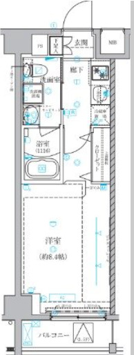 【ベルシード氷川台の間取り】