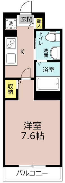 成田市並木町のマンションの間取り