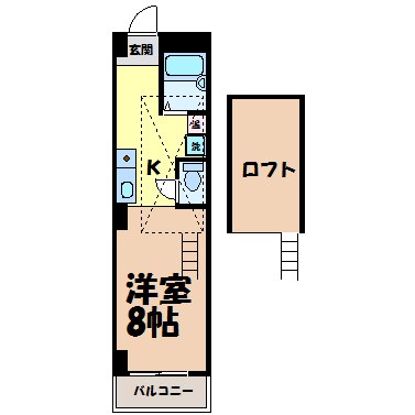 ハウス108筒井の間取り