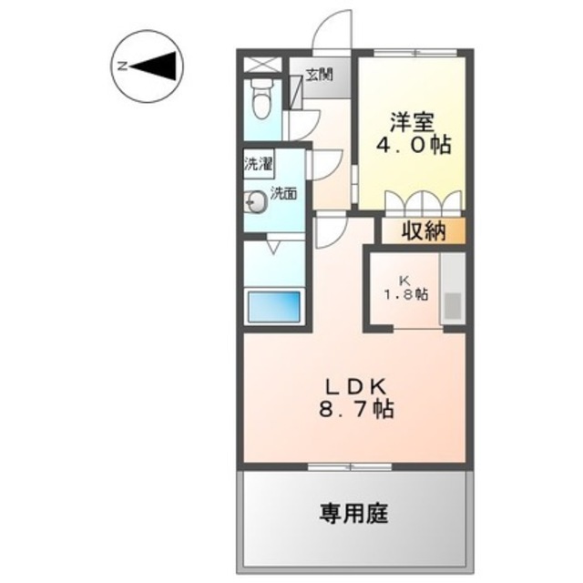 紀の川市貴志川町丸栖のアパートの間取り