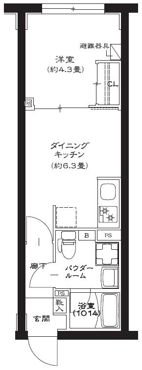 GENOVIA池袋の間取り