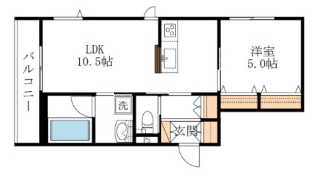 練馬区錦のマンションの間取り