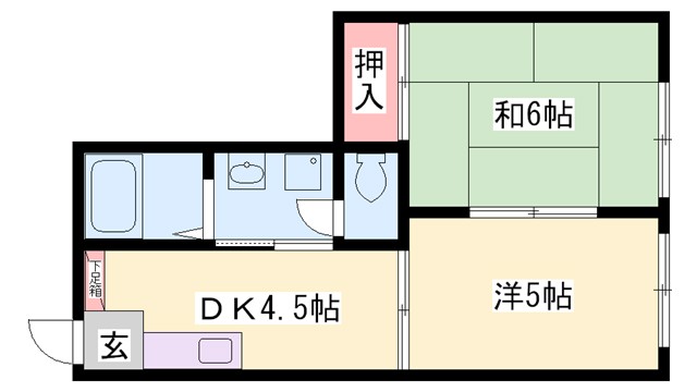 ルシエール平野Ｃ棟の間取り