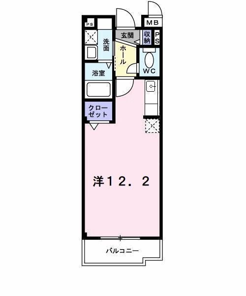 枚方市大峰元町のマンションの間取り