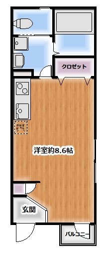 メゾン大橋町の間取り